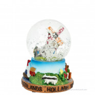 Snow Globe – Dutch Windmill and Cow (6.5 cm)