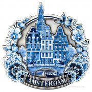 Luxury Delft Blue Magnet -...