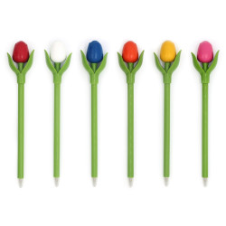 Mini Tulp Balpen 17 cm - Geel