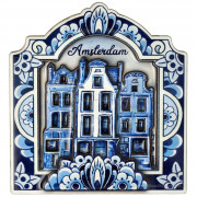 Luxury Delft Blue Magnet -...