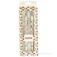 Set of 2 pens - White Tulips