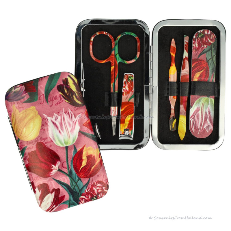Manicure set Pretty Tulips Pink