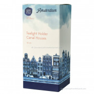 Tea Light Canal House - Delft Blue (14.5 cm)