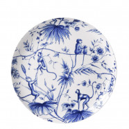 Breakfast plate Monkeys Delft blue  21cm