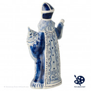 Luxury Bishop Saint Nicholas with Lantern - Handpainted Delftware