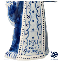 Luxury Bishop Saint Nicholas with Lantern - Handpainted Delftware