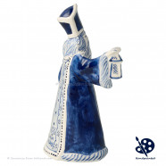 Luxury Bishop Saint Nicholas with Lantern - Handpainted Delftware