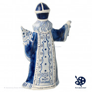 Luxury Bishop Saint Nicholas with Lantern - Handpainted Delftware