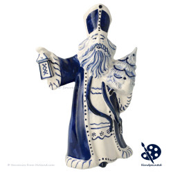 copy of Luxury Bishop Saint Nicholas with Lantern - Handpainted Delftware