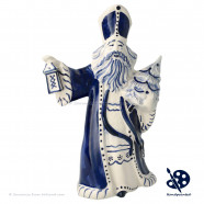 copy of Luxury Bishop Saint Nicholas with Lantern - Handpainted Delftware