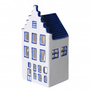 Tea Light Holder - Stepped Gable - Canal House Delft Blue