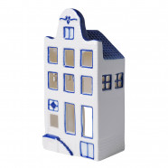 Tea Light Holder - Bell Gable - Canal House Delft Blue