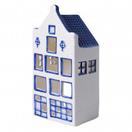 Tea Light Holder - Spout Gable - Canal House Delft Blue