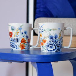 Theemok Wildbloemen met Delfts Blauw nr 3 (300ml)