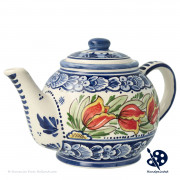 Teapot Orange Tulips - Hand...