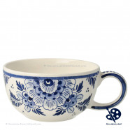 Tea-for-one Teapot Flowers - Hand painted Delftware