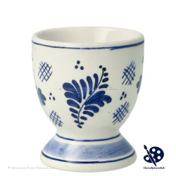 Eierdopje Molen decor - Handgeschilderd Delfts Blauw
