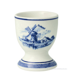 Eierdopje Molen decor - Delfts Blauw
