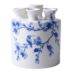 Tulip Vase Cylinder Orchid 16 cm Delft Blue