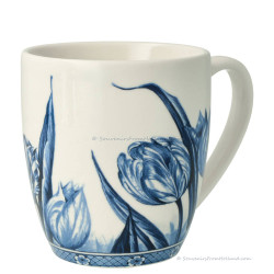 Koffiemok Delfts Blauw Tulpen (200ml)