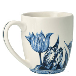 Coffee Mug Delft Blue – Tulips (200ml)