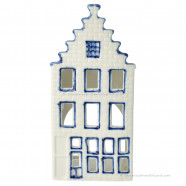 Tea Light Holder - Stepped Gable - Canal House Delft Blue