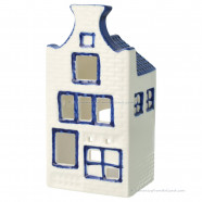 Waxinelichthouder - Halsgevel - Grachtenhuisje Delfts Blauw