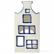 Waxinelichthouder - Halsgevel - Grachtenhuisje Delfts Blauw