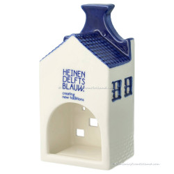 Waxinelichthouder - Halsgevel - Grachtenhuisje Delfts Blauw