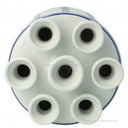 Fair Florals Cylinder Tulip Vase 15cm  Delft Blue