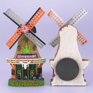 Magnet Polystone Windmill Coffeeshop