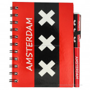 Notebook with pen - Amsterdam XXX