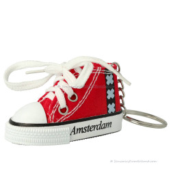 Amsterdam Red Sneaker Gymp Keychain