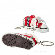 Amsterdam Red Sneaker Gymp Keychain