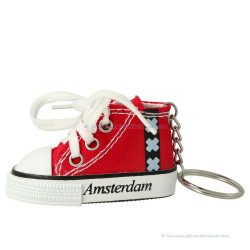 Amsterdam Red Sneaker Gymp Keychain