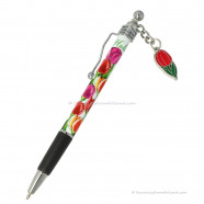 Tulpen Balpen met Rode Tulp bedeltje