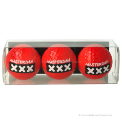 Set of 3 Golf Balls XXX Amsterdam
