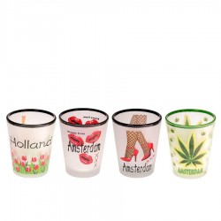 Tulpenveld Holland Frosted Shotglas