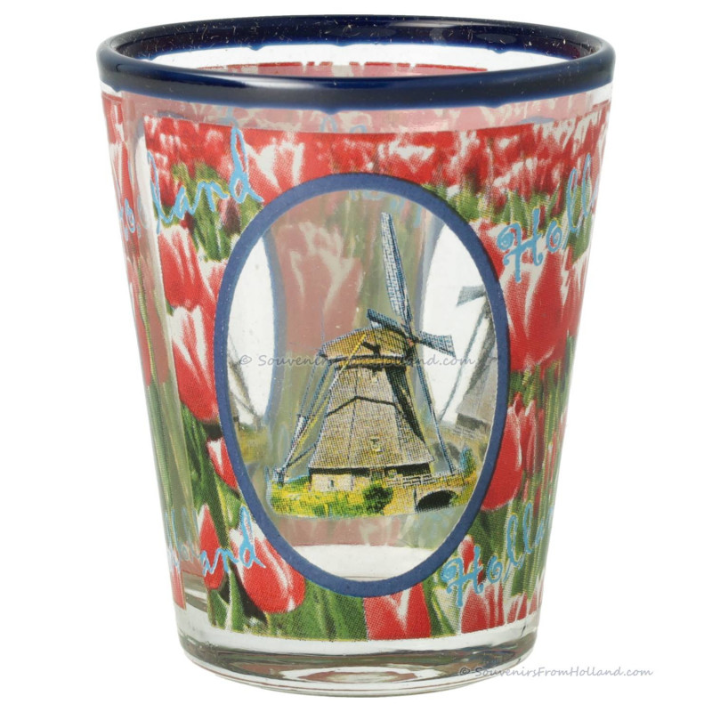 Molen en Tulpen - Shotglas