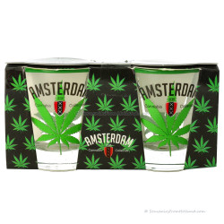 Set 2 Shotglazen Cannabis Amsterdam Shooter