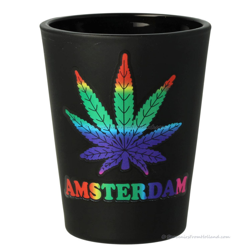 Amsterdam Cannabis Regenboog Shotglas - Shooter
