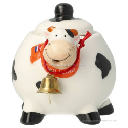 Mini Theepot Koe Zwart-Wit 100ml