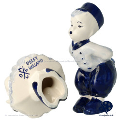 Set Farmer Farmer's Wife 17cm - Delft Blue Hand Painted