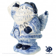 Santa Claus with Scroll v25.2 - Handpainted Delftware