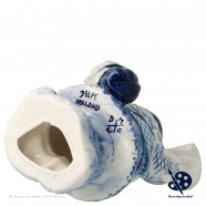 Santa Claus with Scroll v25.2 - Handpainted Delftware