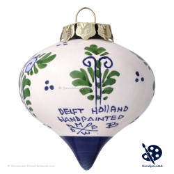 X-mas Drip Ball Windmill 6,5cm - Handpainted - Polychrome