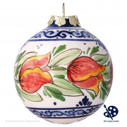 X-mas Ball Tulips Border B...
