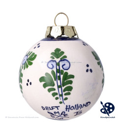 X-mas Ball Windmill 5cm - Handpainted - Polychrome