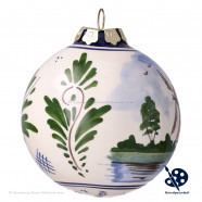 X-mas Ball Windmill 6,5cm - Handpainted - Polychrome