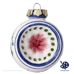 X-mas Ball Dent Windmill 5cm - Handpainted - Polychrome